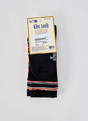 Chaussettes imprimé fantaisie noir KING LOUIE femme