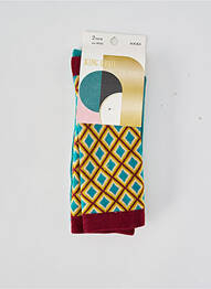 Chaussettes imprimé fantaisie vert KING LOUIE femme