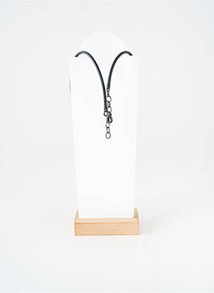 Collier fermeture fermoir mousqueton rouge THIERRY JOO femme