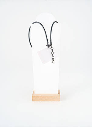 Collier fermeture fermoir mousqueton violet THIERRY JOO femme