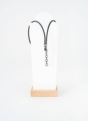 Collier fermeture fermoir mousqueton rouge THIERRY JOO femme