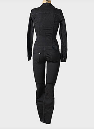 Combi-pantalon fermeture boutonnée sur le devant manches longues noir SCHOOL RAG femme