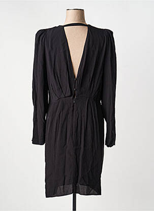 Robe courte manches longues manches longues noir SCHOOL RAG femme