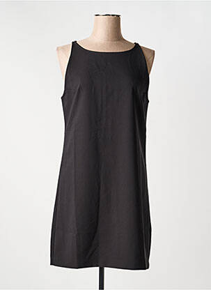 Robe mi-longue sans manche sans manche noir SCHOOL RAG femme