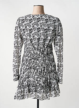 Robe courte coupe évasée manches longues noir SCHOOL RAG femme