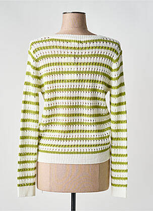 Gilet manches longues coupe cintrée vert ANDY & LUCY femme