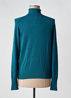 Pull col roulé resserrée sur le bas manches longues bleu SALSA femme