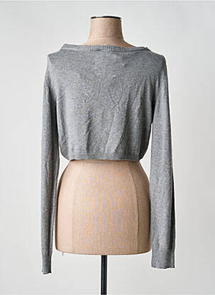 Boléro col rond gris BLEND femme