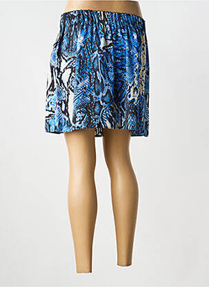 Jupe courte coupe évasée bleu SCHOOL RAG femme