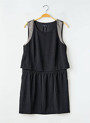 Robe mi-longue coupe fluide sans manche noir SCHOOL RAG femme