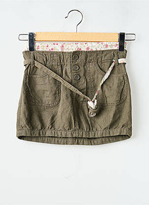 Mini-jupe coupe droite marron ONLY femme