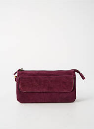 Sac multipoches forme rectangulaire violet CRAZY LOU femme