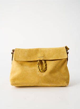 Sac multipoches forme rectangulaire jaune WHITE STUFF femme