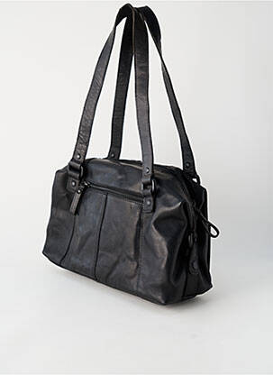 Sac doublure textile forme rectangulaire noir SPIKES & SPARROW femme