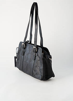 Sac fermeture zippée forme rectangulaire noir SPIKES & SPARROW femme