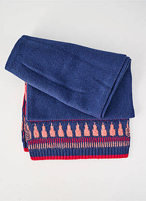 Echarpe maille tricot bleu WHITE STUFF femme