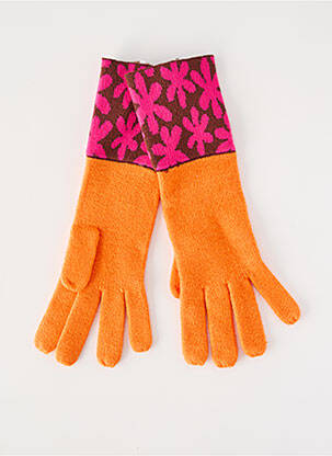 Gants stretch orange SURKANA femme
