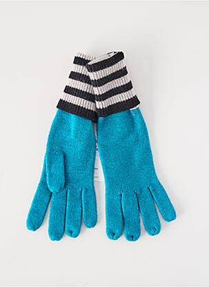 Gants stretch bleu SURKANA femme