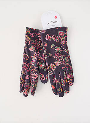 Gants stretch noir LA FIANCÉE femme