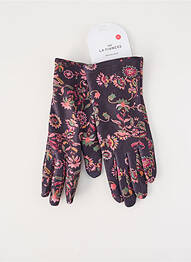 Gants stretch noir LA FIANCÉE femme