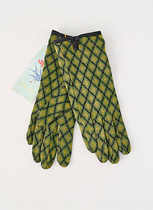 Gants stretch vert KING LOUIE femme