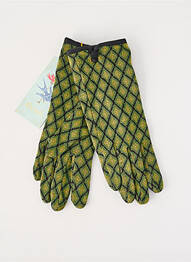 Gants maille fine vert KING LOUIE femme