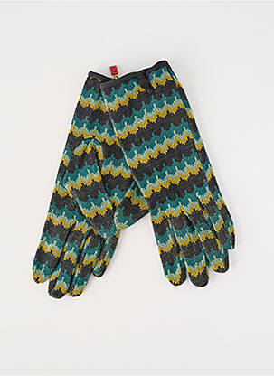 Gants stretch vert KING LOUIE femme