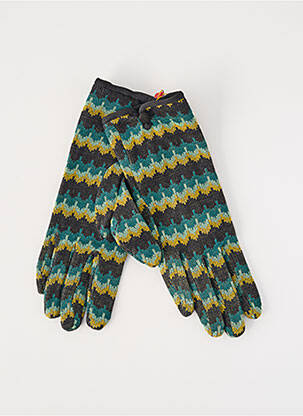 Gants stretch vert KING LOUIE femme