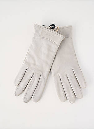 Gants doublure textile beige SEEBERGER femme