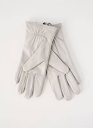 Gants doublure textile beige SEEBERGER femme