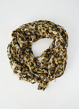 Foulard tissage popeline beige SURKANA femme