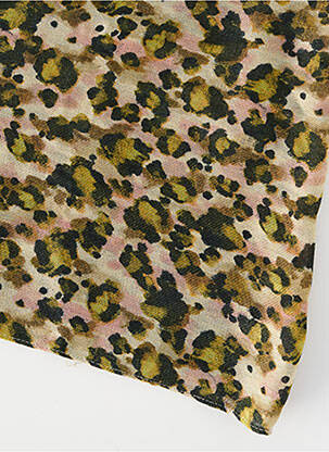 Foulard imprimé animal beige SURKANA femme