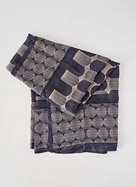 Foulard effet matière satinée bleu SURKANA femme