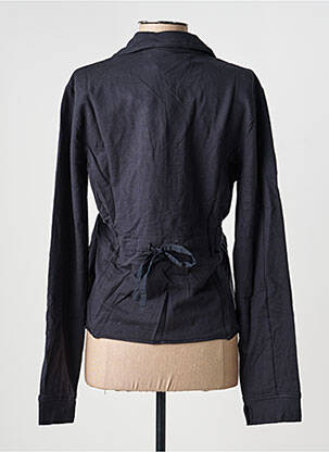 Veste casual col chemisier noir RHUM RAISIN femme