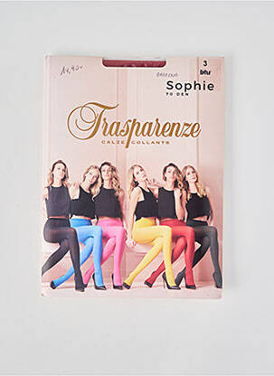 Collants stretch violet TRASPARENZE femme