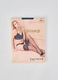 Bas stretch noir TRASPARENZE femme