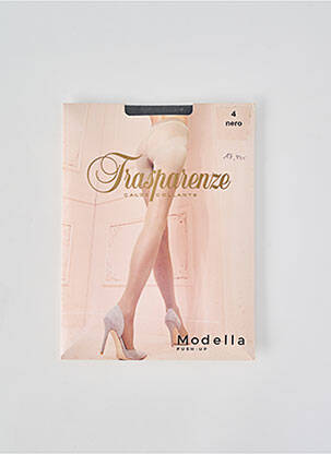 Collants légère et transparente noir TRASPARENZE femme