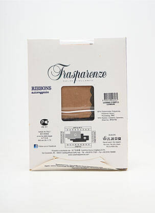 Bas maintien autofixant chair TRASPARENZE femme