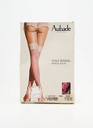 Chaussettes imprimé fantaisie rose AUBADE femme