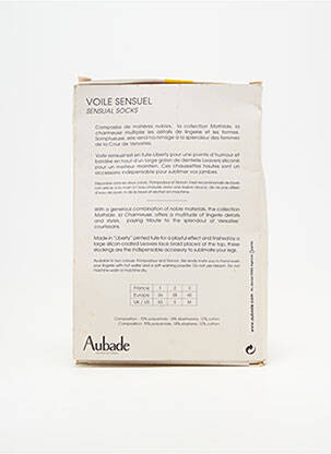 Chaussettes imprimé fantaisie rose AUBADE femme