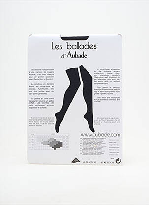 Bas stretch noir AUBADE femme