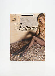 Collants imprimé fantaisie noir TRASPARENZE femme