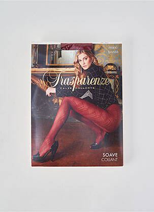 Collants imprimé fantaisie violet TRASPARENZE femme
