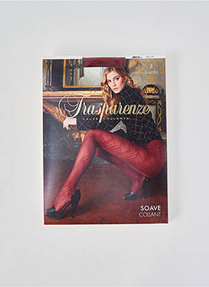 Collants imprimé fantaisie violet TRASPARENZE femme