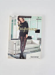 Collants imprimé fantaisie marron TRASPARENZE femme