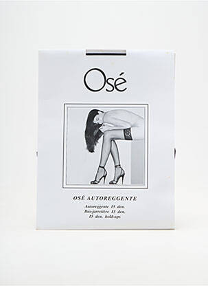 Bas stretch noir OSÉ femme