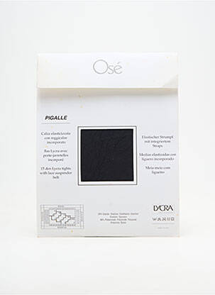 Bas stretch noir OSÉ femme