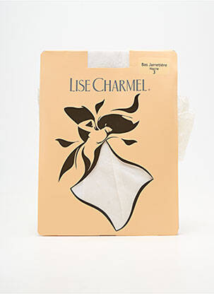 Bas stretch blanc LISE CHARMEL femme
