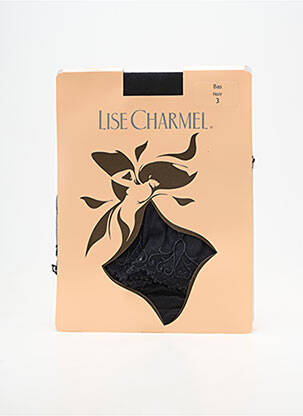 Bas stretch noir LISE CHARMEL femme