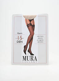 Bas stretch beige MURA femme